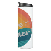 I Liebe Sommer isoliert Thermosbecher (Nach rechts gedreht)