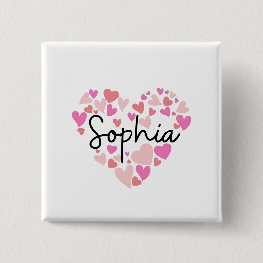 I Liebe Sophia Button (Vorderseite)
