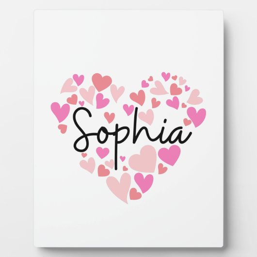 I Liebe Sophia Fotoplatte (Vorderseite)