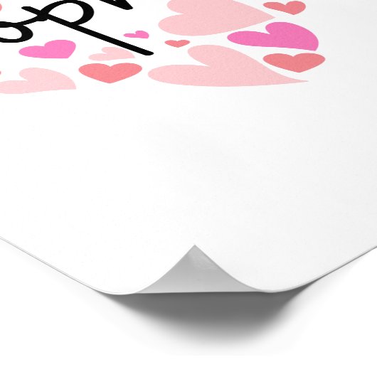 I Liebe Sophia Poster (Ecke)