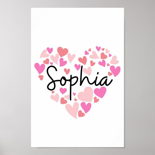 I Liebe Sophia Poster (Vorne)