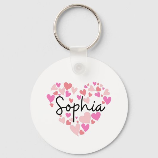 I Liebe Sophia Schlüsselanhänger (Vorderseite)