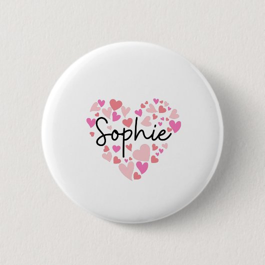 I Liebe Sophie Button (Vorderseite)