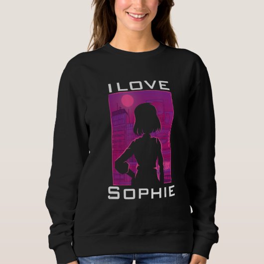 I Liebe Sophie Sweatshirt (Vorderseite)