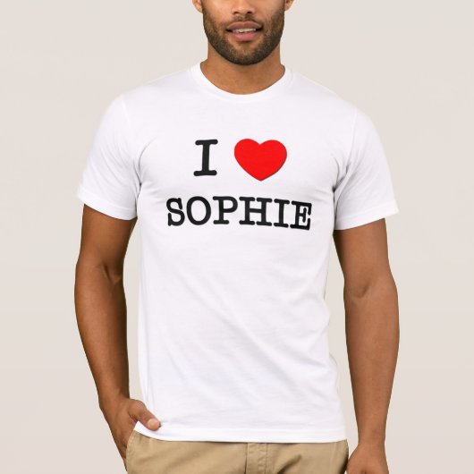 I Liebe Sophie T-Shirt (Vorderseite)