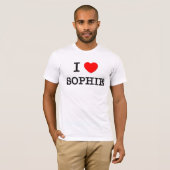 I Liebe Sophie T-Shirt (Vorne ganz)