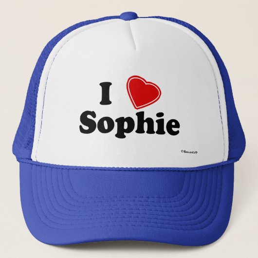I Liebe Sophie Truckerkappe (Vorderseite)