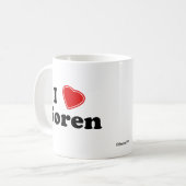 I Liebe Soren Kaffeetasse (Vorderseite Links)