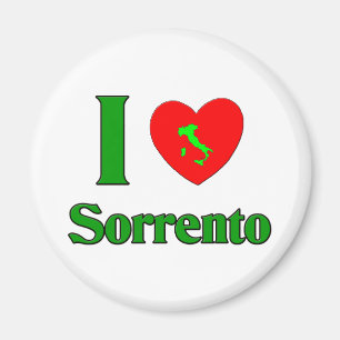 I Liebe Sorrent Italien Magnet
