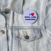 I Liebe-Soul-Linie Tanzen-Knopf Button (Beispiel)