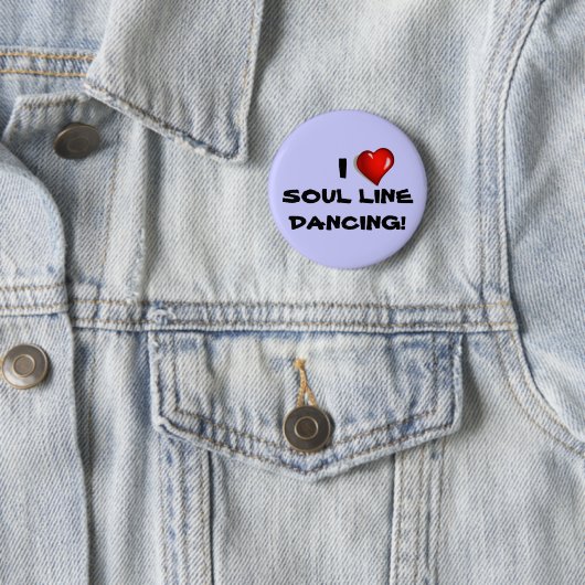 I Liebe-Soul-Linie Tanzen-Knopf Button (Beispiel)