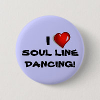 I Liebe-Soul-Linie Tanzen-Knopf