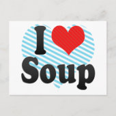 I Liebe Soup Postkarte (Vorderseite)