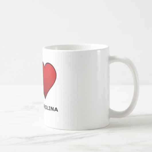 I LIEBE SOUTH CAROLINA KAFFEETASSE (Rechts)