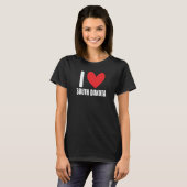 I Liebe South Dakota Staat Sioux Falls Rapid City  T-Shirt (Vorne ganz)
