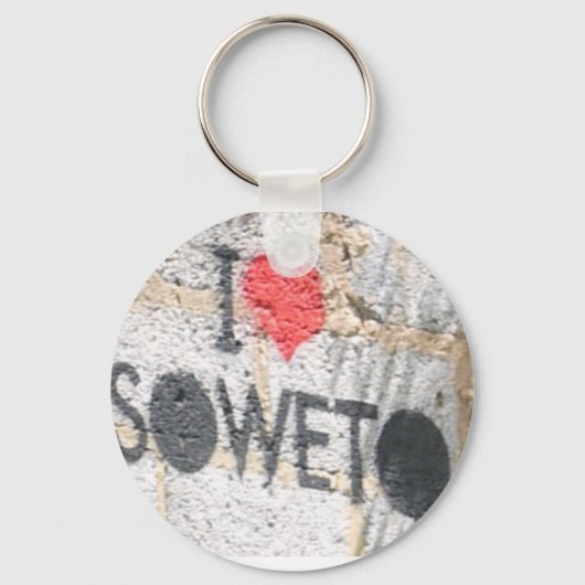i Liebe soweto Schlüsselanhänger (Vorderseite)