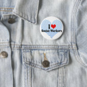 I Liebe-Sozialarbeiter Button (Beispiel)
