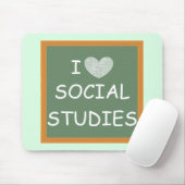 I Liebe-Sozialstudien Mousepad (Mit Mouse)