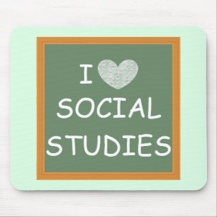 I Liebe-Sozialstudien Mousepad