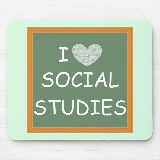 I Liebe-Sozialstudien Mousepad (Vorne)