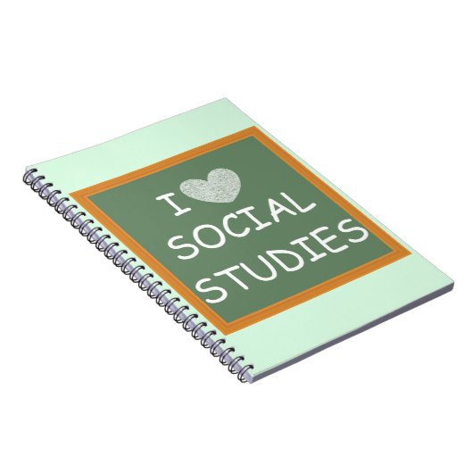 I Liebe Sozialstudien Notizblock (Rechte Seite)