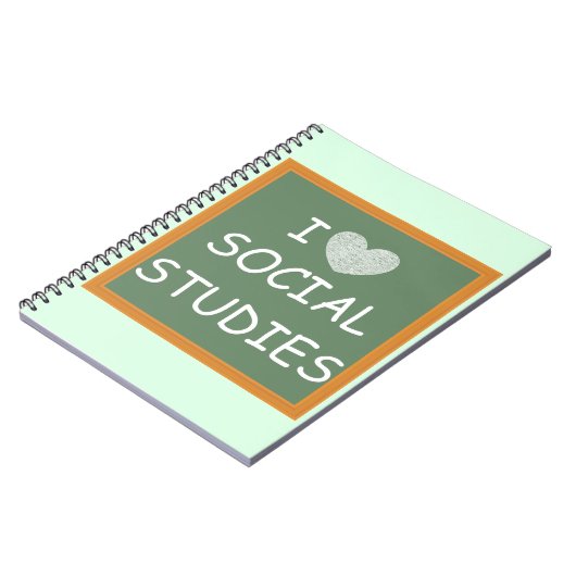 I Liebe Sozialstudien Notizblock (Linke Seite)