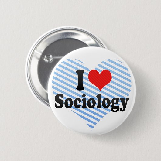 I Liebe-Soziologie Button (Vorne & Hinten)