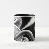 I Liebe Space Orange Tasse (Zentrum)