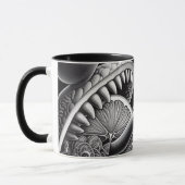 I Liebe Space Orange Tasse (Links)