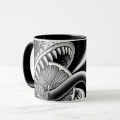 I Liebe Space Orange Tasse (Vorderseite Links)