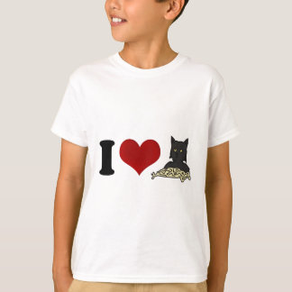 I Liebe-Spaghetti-Katze T-Shirt