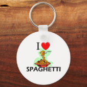I Liebe Spaghetti Schlüsselanhänger (Vorderseite)