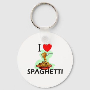 I Liebe-Spaghettis Schlüsselanhänger