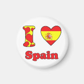 I Liebe SPain-Magnet Magnet (Vorne)