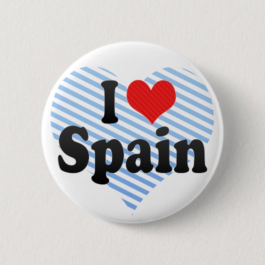 I Liebe Spanien Button (Vorderseite)