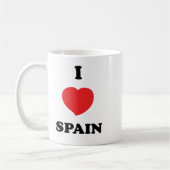 I LIEBE Spanien Kaffeetasse (Links)