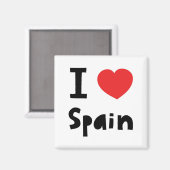 I Liebe Spanien Magnet (Vorderseite/Rückseite)