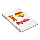 I Liebe Spanien Notizblock (Rechte Seite)