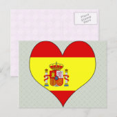 I Liebe Spanien Postkarte (Vorne/Hinten)