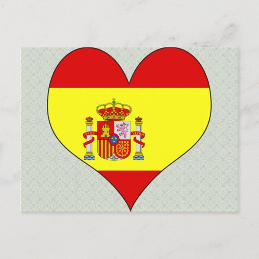 I Liebe Spanien Postkarte (Vorderseite)