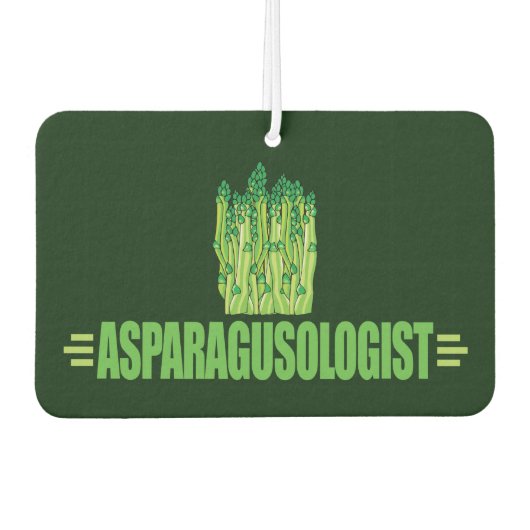 I Liebe Spargel Autolufterfrischer (Vorderseite)