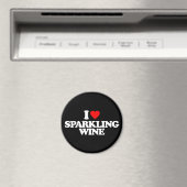 I LIEBE SPARKLING WEIN MAGNET (In Situ (Geschirrspüler))