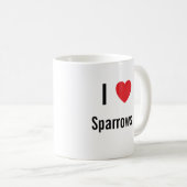 I Liebe Sparrow Kaffeetasse (VorderseiteRechts)