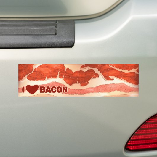 I Liebe-Speck Autoaufkleber (Auf Auto)
