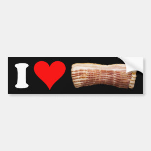 I Liebe-Speck-Autoaufkleber Autoaufkleber
