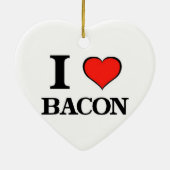 I Liebe-Speck Keramikornament (Hinten)