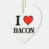 I Liebe-Speck Keramikornament (Links)