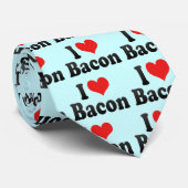 I Liebe-Speck Krawatte (Gerollt)