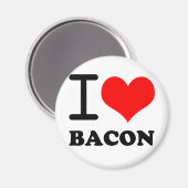 I Liebe Speck Magnet (Vorderseite/Rückseite)