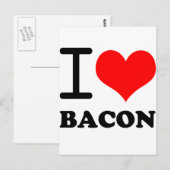 I Liebe Speck Postkarte (Vorne/Hinten)